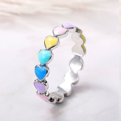 Sterling silver ring "Sunset Soirée" – Timeless & chic