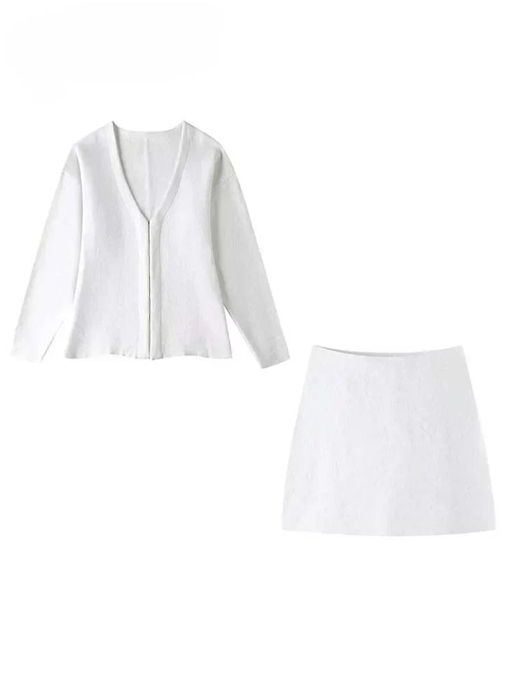 Blazer and skirt set "Cocktail Hour" – Elegant & refined