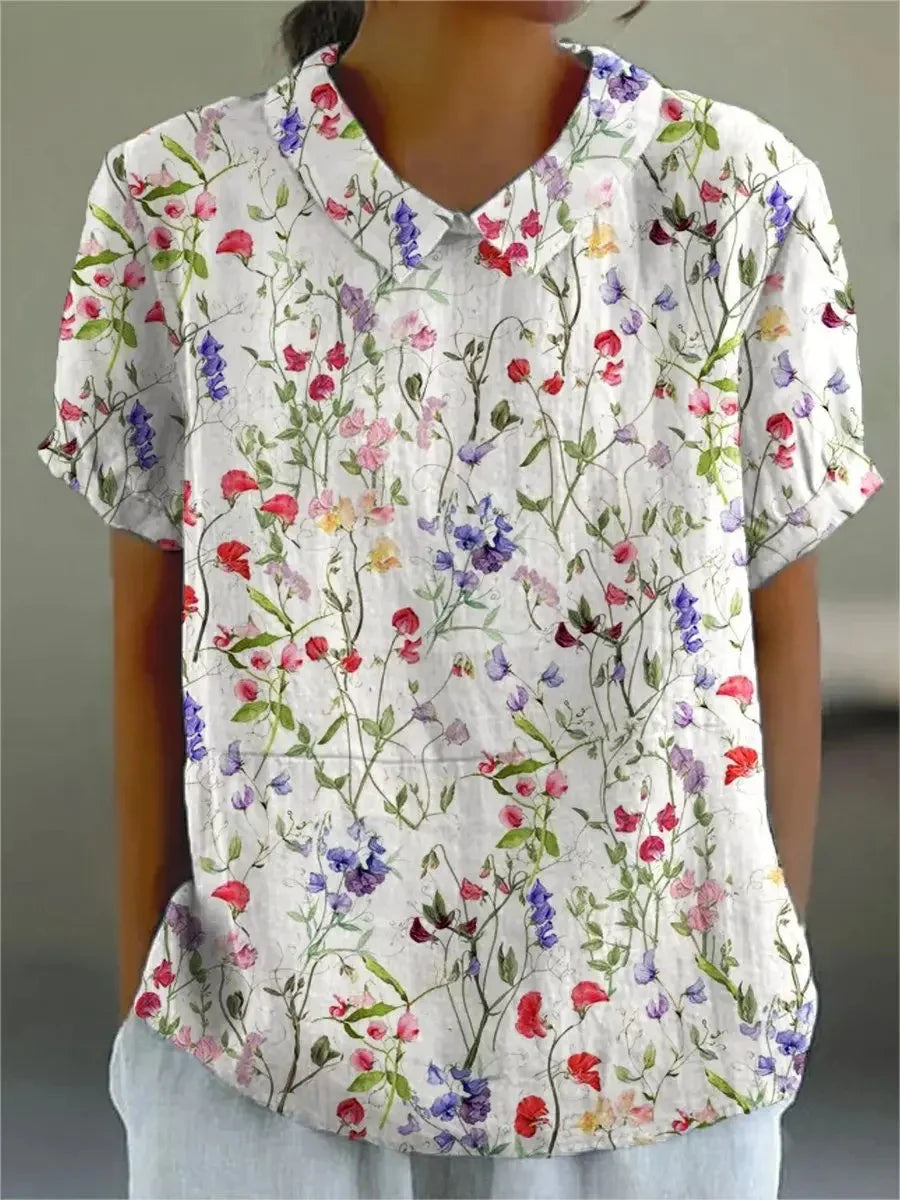 Silk dress "Family BBQ" – Elegant & refined