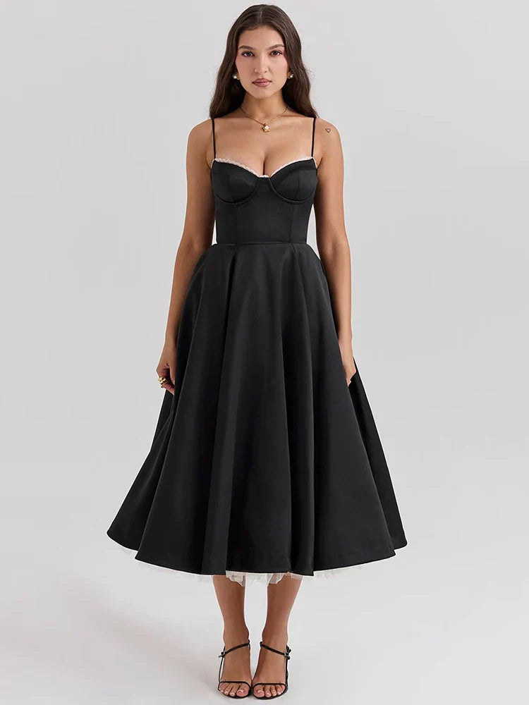 Silk dress "Garden Party" – Timeless & chic