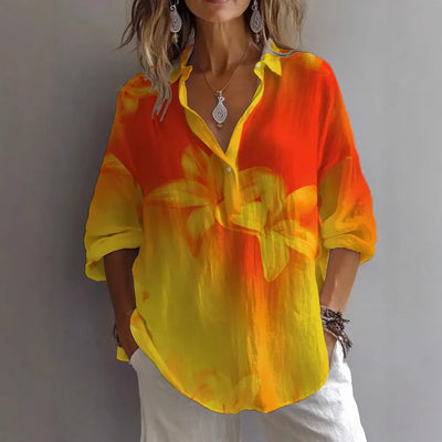 Silk blouse "Garden Party" – Elegant & refined