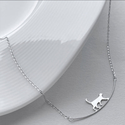 Silver necklace "Sunday Picnic" – Charming & playful