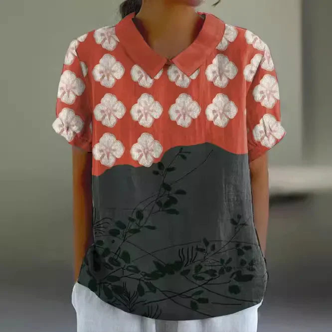 Silk dress "Family BBQ" – Elegant & refined
