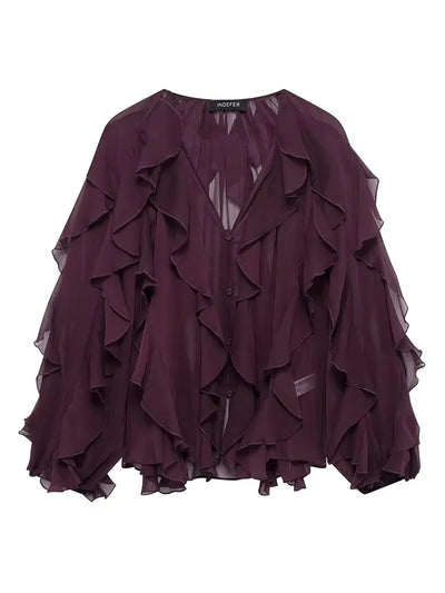 Sheer blouse "Sunday Picnic" – Fresh & feminine