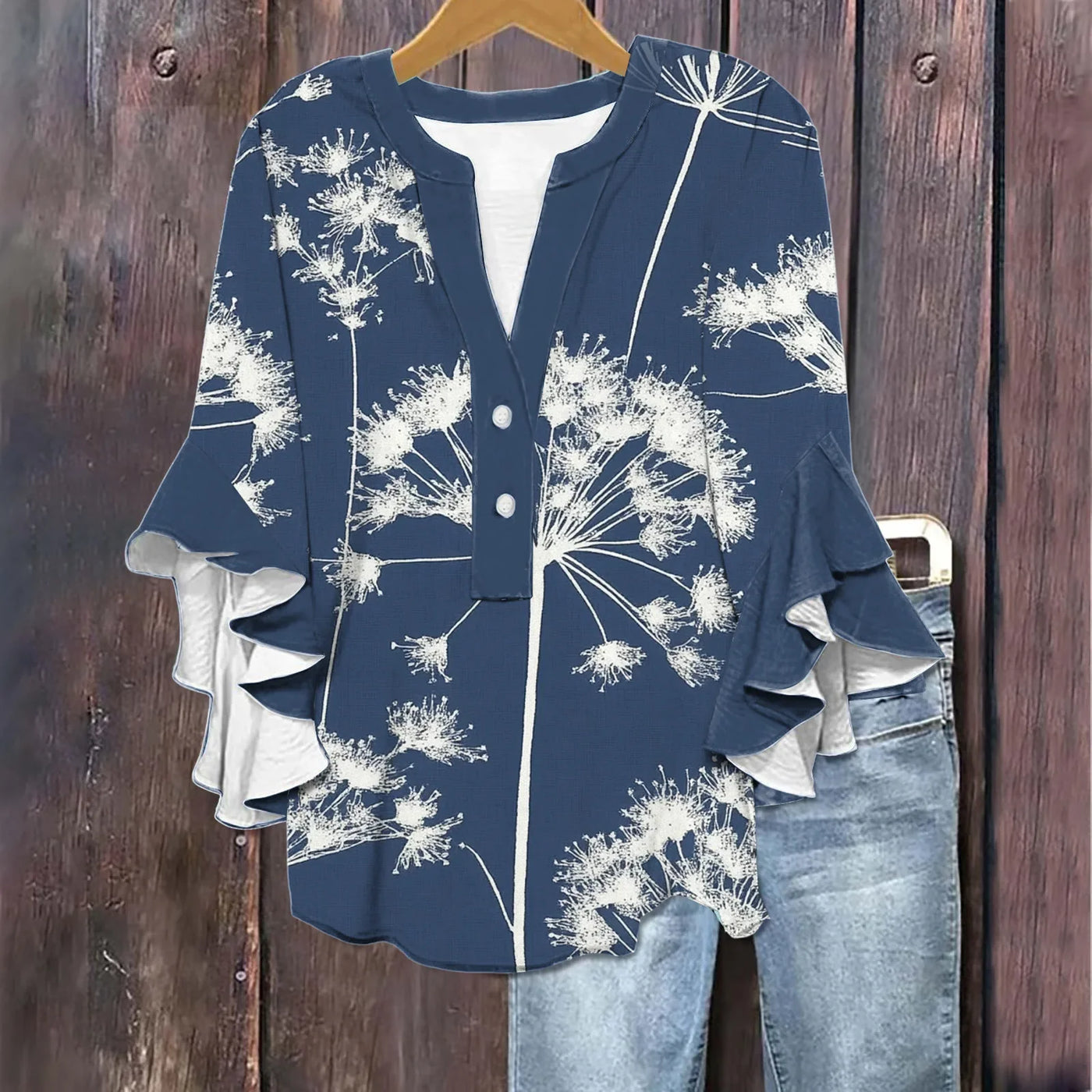 Silk top "Garden Party" – Fresh & feminine