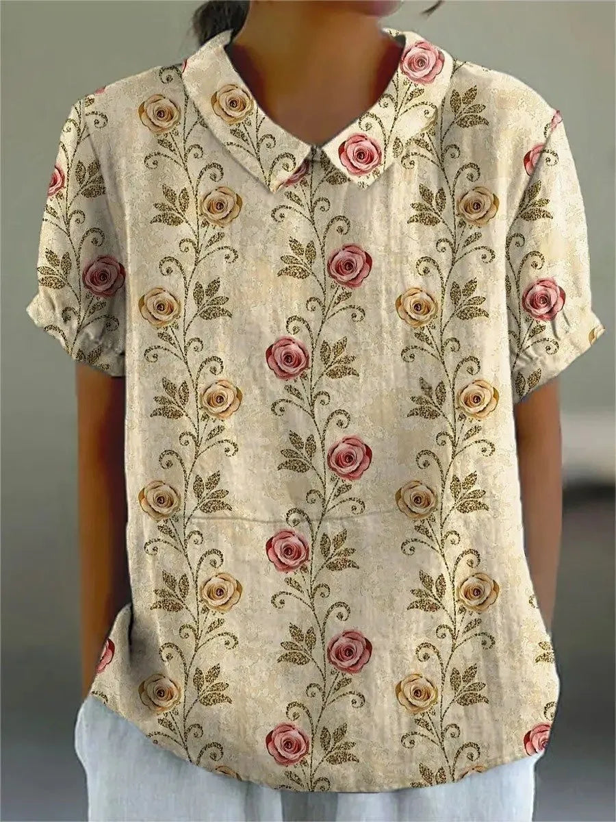 Silk dress "Family BBQ" – Elegant & refined