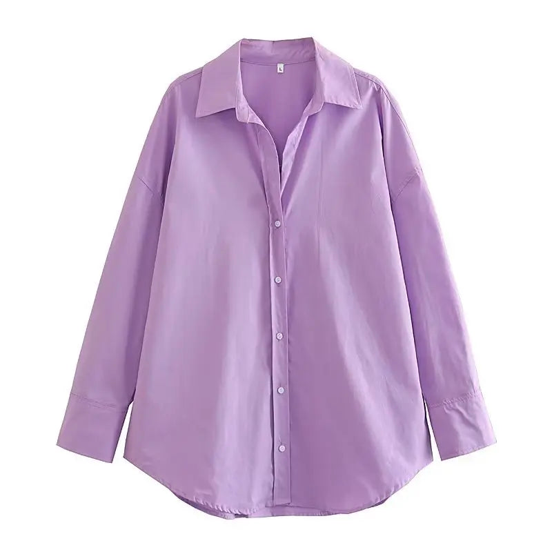 Multicoloured button-up shirt "Friends Catch-Up" – Chic & casual