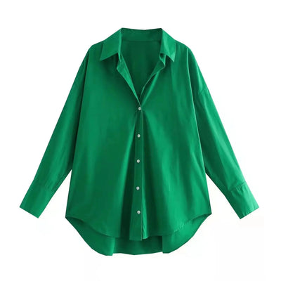 Multicoloured button-up shirt "Friends Catch-Up" – Chic & casual