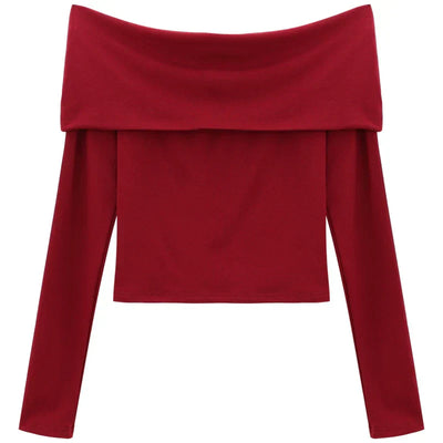 Linen off-shoulder top "Sunset Soirée" – Fresh & feminine