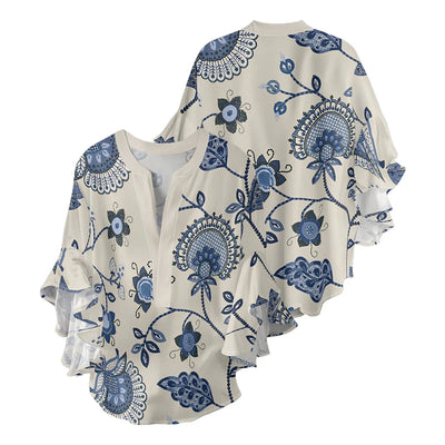 Silk blouse "Garden Party" – Timeless & chic