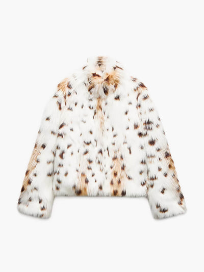 Faux fur jacket "Sunset Soirée" – Elegant & refined