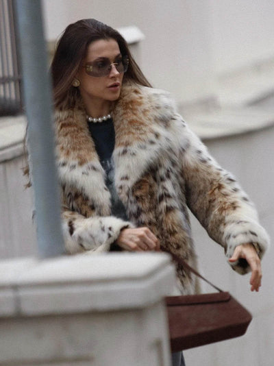Faux fur jacket "Sunset Soirée" – Elegant & refined