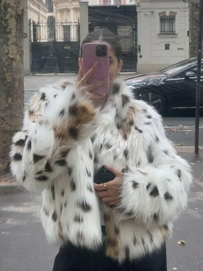 Faux fur jacket "Sunset Soirée" – Elegant & refined