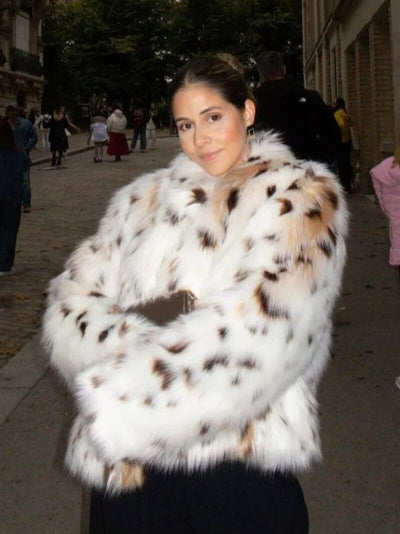 Faux fur jacket "Sunset Soirée" – Elegant & refined