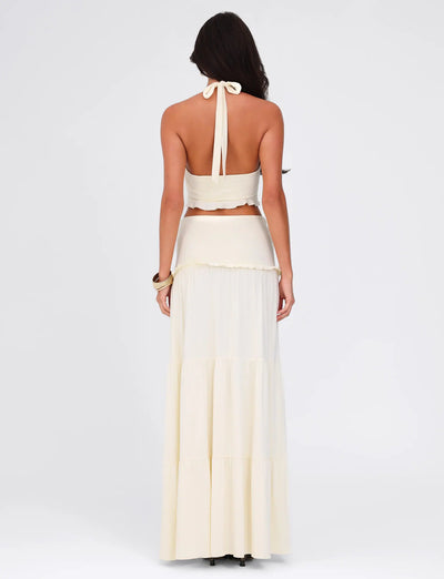 Cotton dress "Sunset Soirée" – Soft & sophisticated