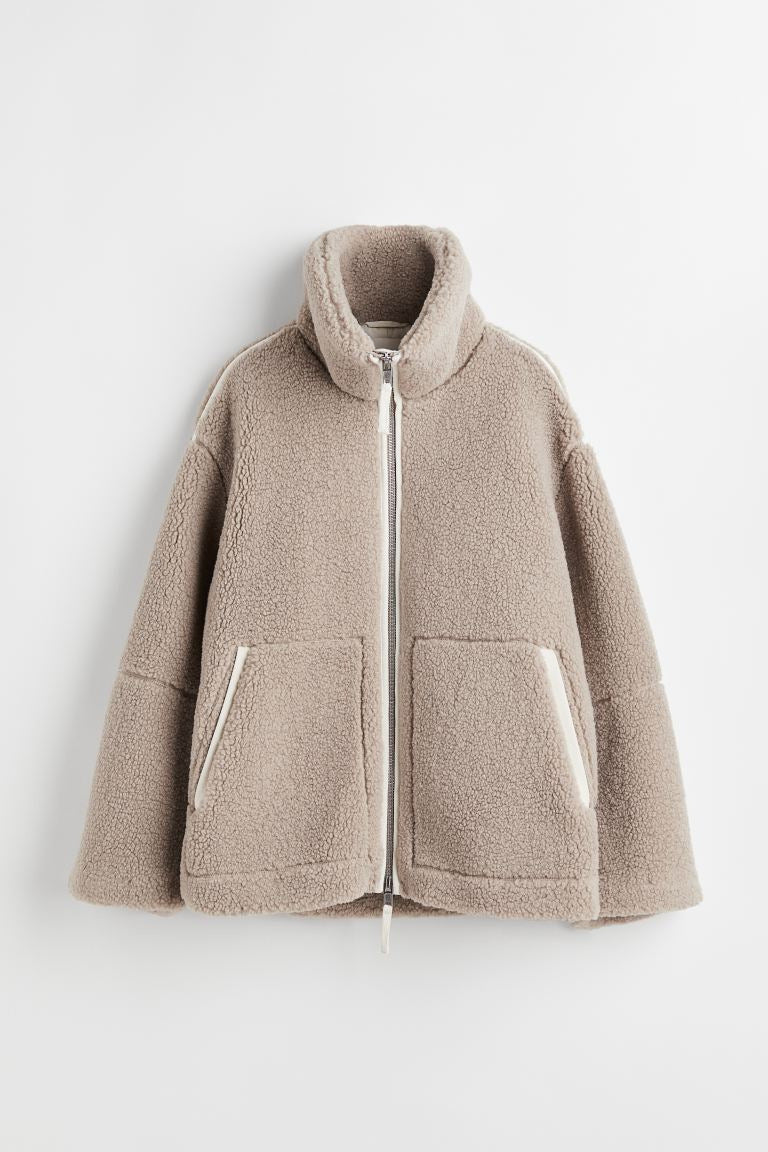 Cozy fleece jacket "Lazy Sunday" – Soft & sophisticated