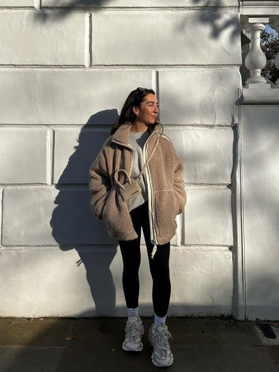 Cozy fleece jacket "Lazy Sunday" – Soft & sophisticated