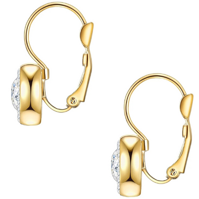 Evelyn - Vintage Opal Gold Earrings