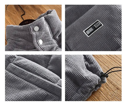 Corduroy bomber jacket "Weekend Getaway" – Chic & casual