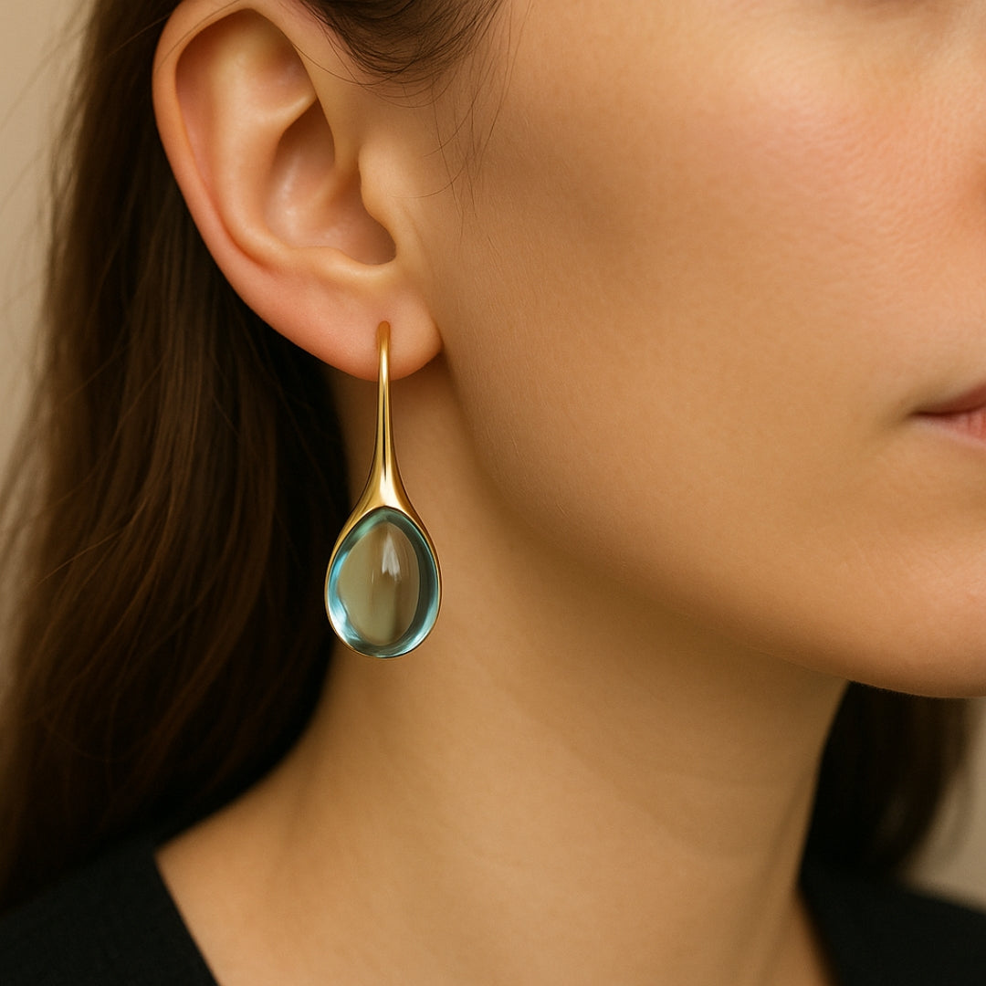 Crystal drop earrings "Cocktail Hour" – Elegant & refined