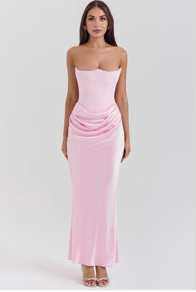 Silk dress "Garden Party" – Timeless & chic