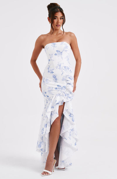 Silk dress "Garden Party" – Elegant & refined