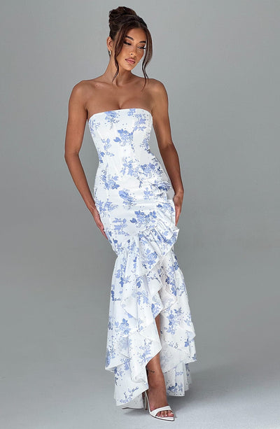 Silk dress "Garden Party" – Elegant & refined