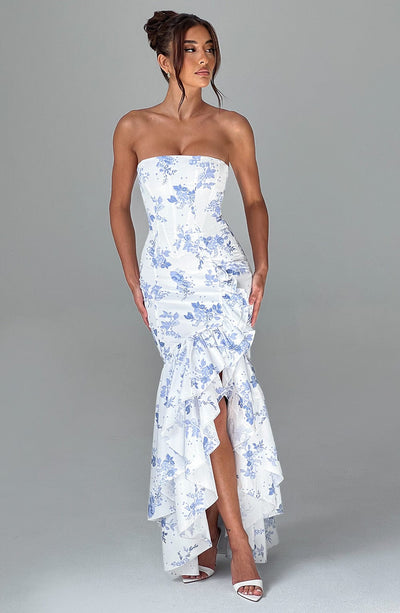 Silk dress "Garden Party" – Elegant & refined