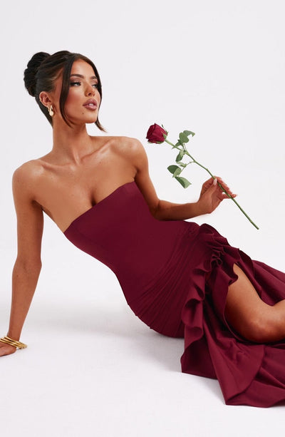 Silk dress "Garden Party" – Elegant & refined