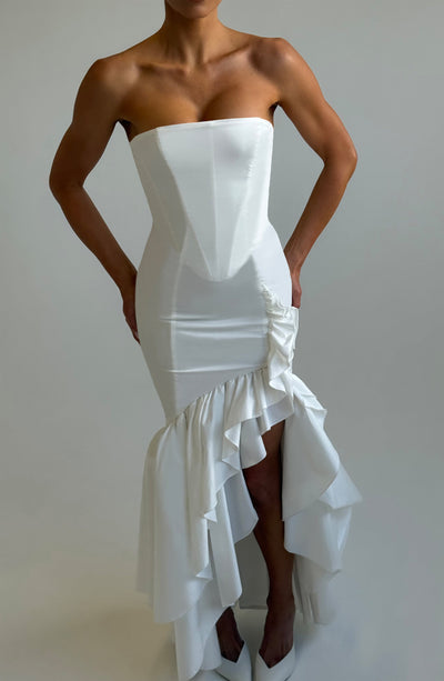 Silk dress "Garden Party" – Elegant & refined