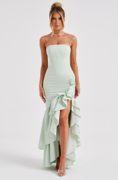 Silk dress "Garden Party" – Elegant & refined
