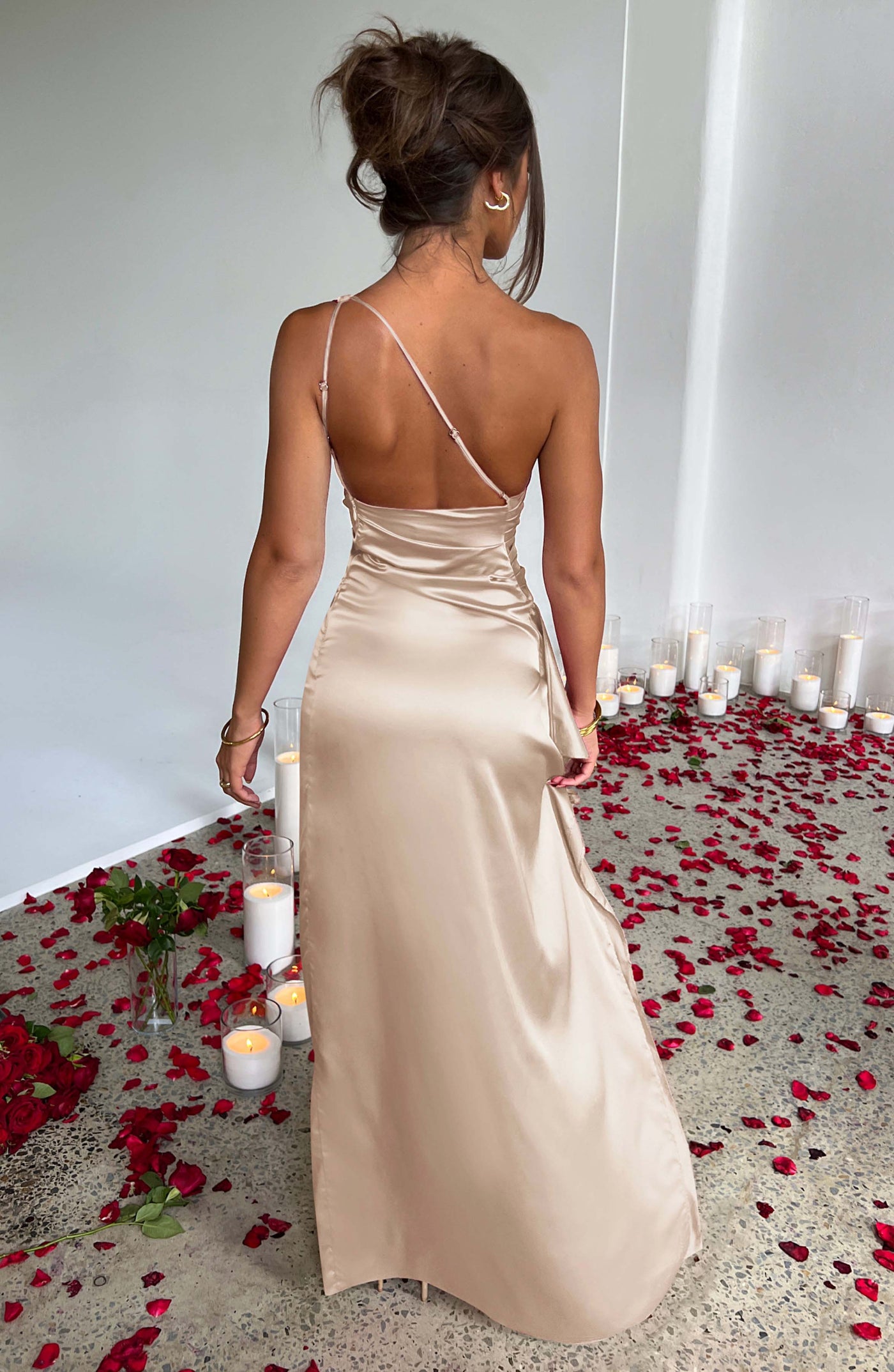 Silk maxi dress "Garden Party" – Elegant & refined