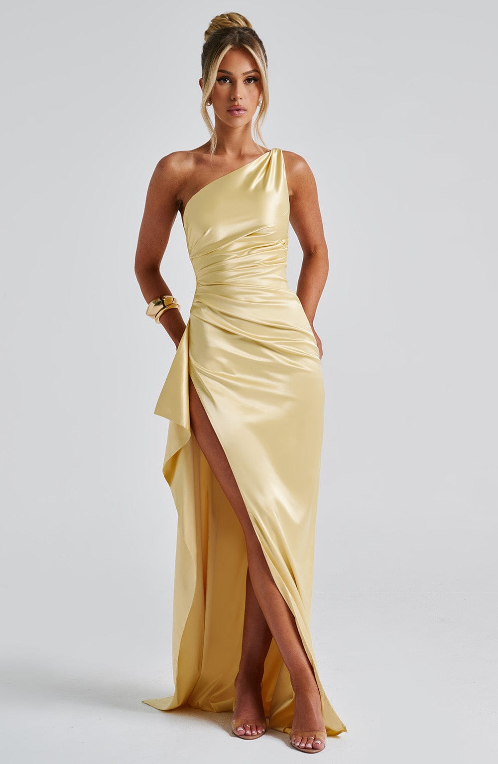 Silk maxi dress "Garden Party" – Elegant & refined