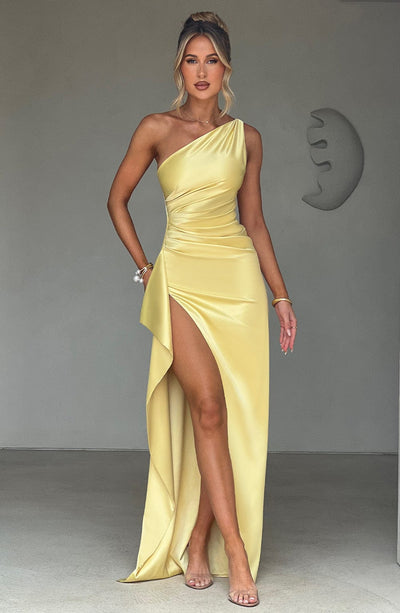 Silk maxi dress "Garden Party" – Elegant & refined