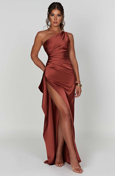 Silk maxi dress "Garden Party" – Elegant & refined