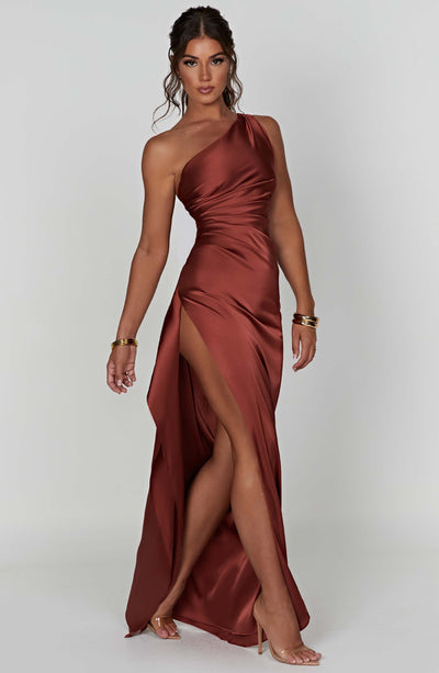 Silk maxi dress "Garden Party" – Elegant & refined