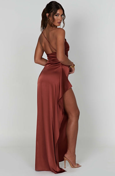 Silk maxi dress "Garden Party" – Elegant & refined