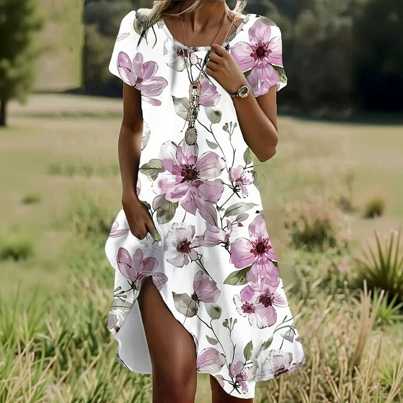 Cotton dress "Market Stroll" – Fresh & feminine