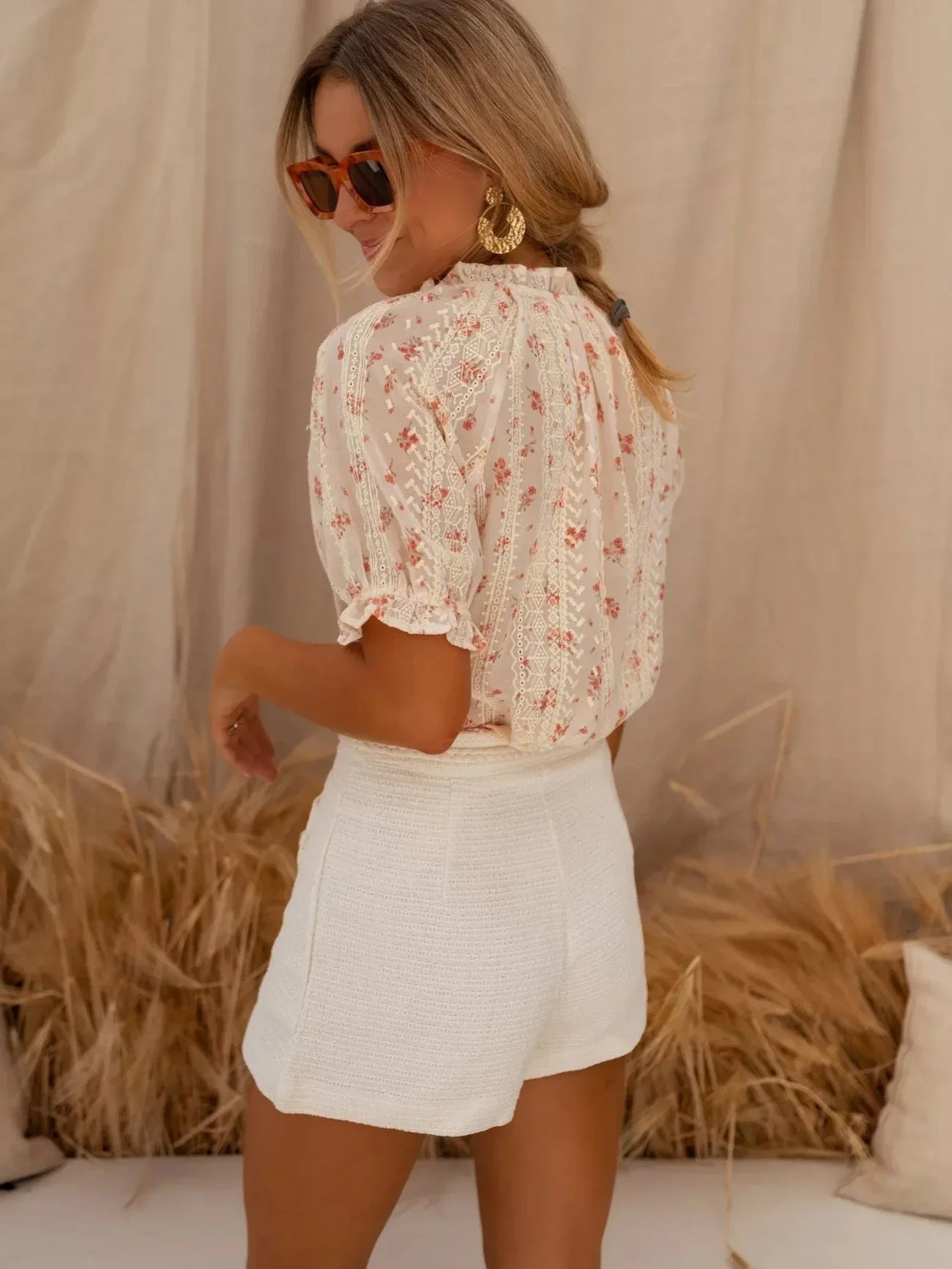 Silk blouse "Garden Party" – Fresh & feminine