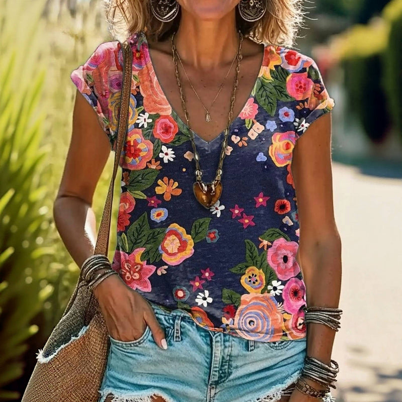 Cotton top "Sunday Picnic" – Fresh & feminine