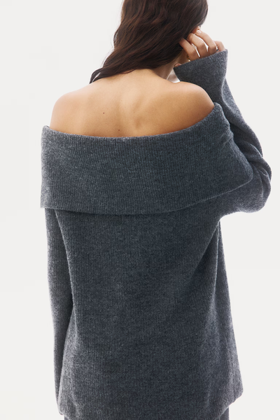 Linen off-shoulder top "Sunset Soirée" – Soft & sophisticated