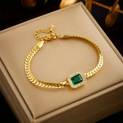 Exclusive Emerald Elegance Bracelet