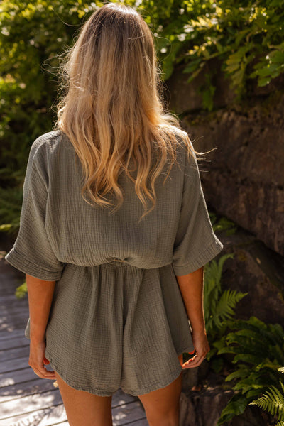 Cotton playsuit "Beach Walk" – Light & airy
