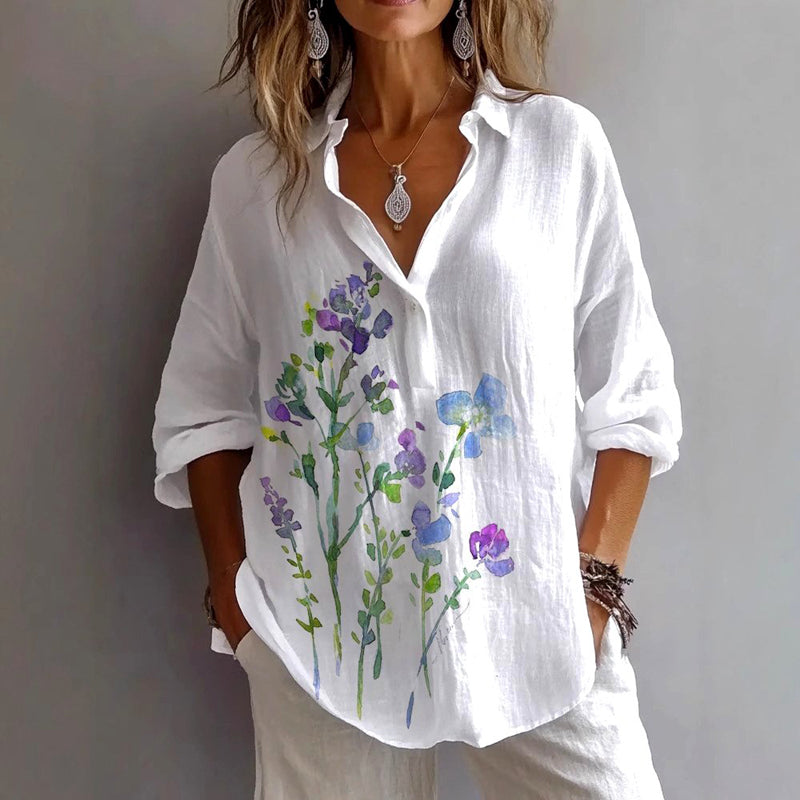 Silk blouse "Sunday Picnic" – Soft & sophisticated