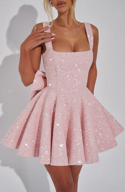 Silk dress "Garden Party" – Elegant & refined