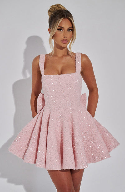 Silk dress "Garden Party" – Elegant & refined
