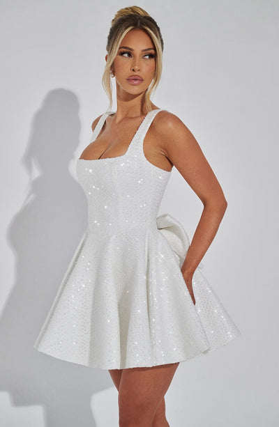 Silk dress "Garden Party" – Elegant & refined