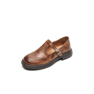 Leather mary janes "Cocktail Hour" – Elegant & refined