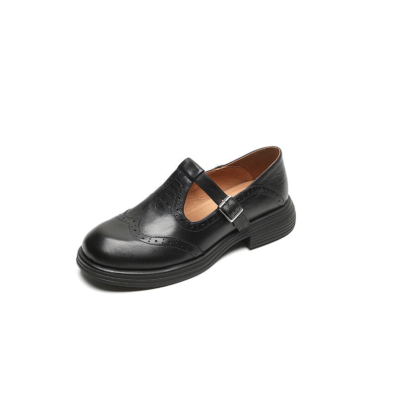 Leather mary janes "Cocktail Hour" – Elegant & refined