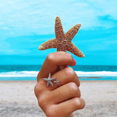 Adjustable starfish ring "Weekend Getaway" – Elegant & refined